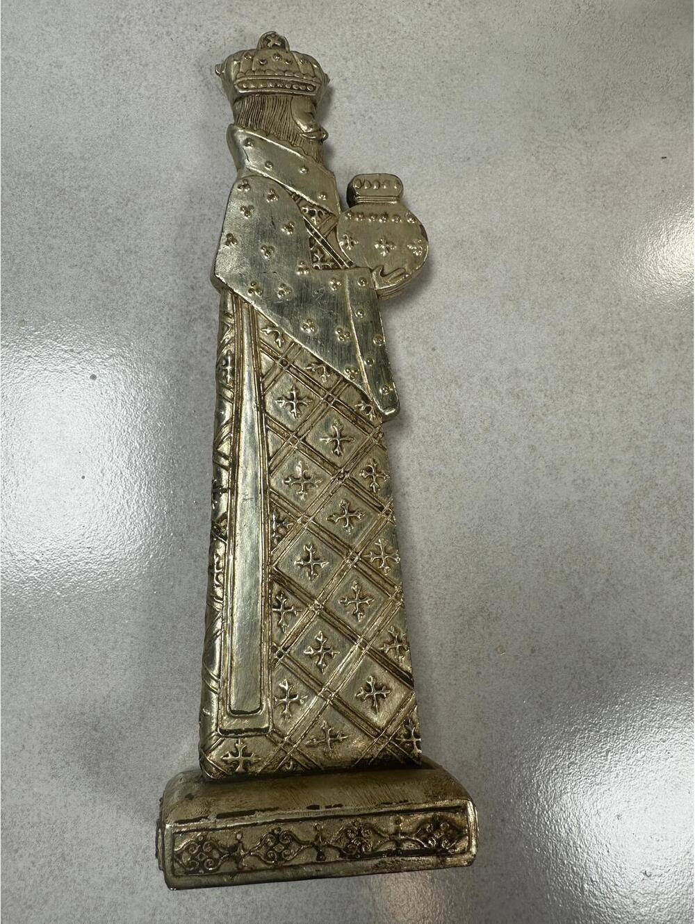 VTG Nativity Scene Figurines Set Of 6 Gold Tone Christmas Decor Crèche - Picture 2 of 9